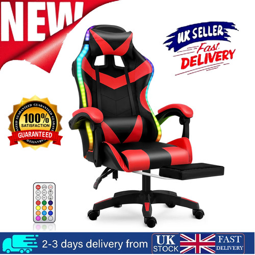 Gaming chair with rgb - with, led