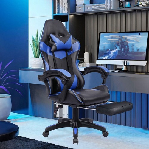 Gaming chair leather racing - leather,