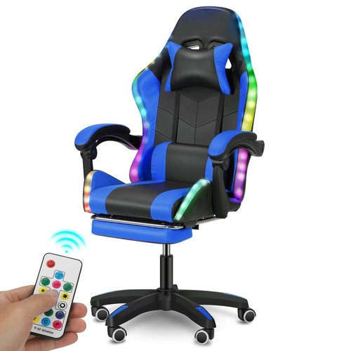 High back rgb gaming chair - high,