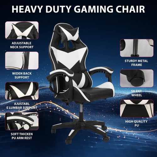 Ergonomic gaming chair - gaming, office