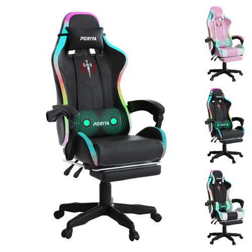Poriya gaming chair ergonomic - poriya,
