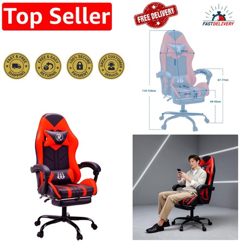 Ergonomic gaming chair with - chair,