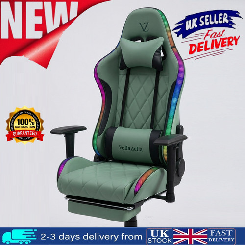 Gaming chair with led light - with,