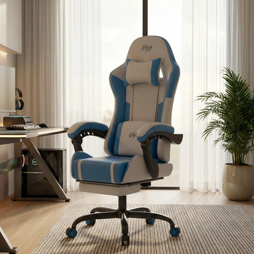 Ergonomic gaming chair - chair, pu