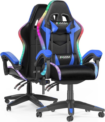 Rgb gaming chair with led - rgb,