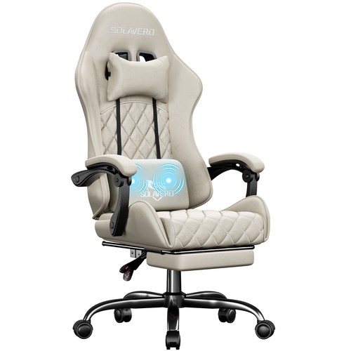 Gaming chair fwith footrest - footrest, &