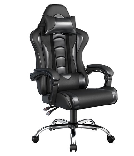 Yaheetech leather ergonomic - leather,
