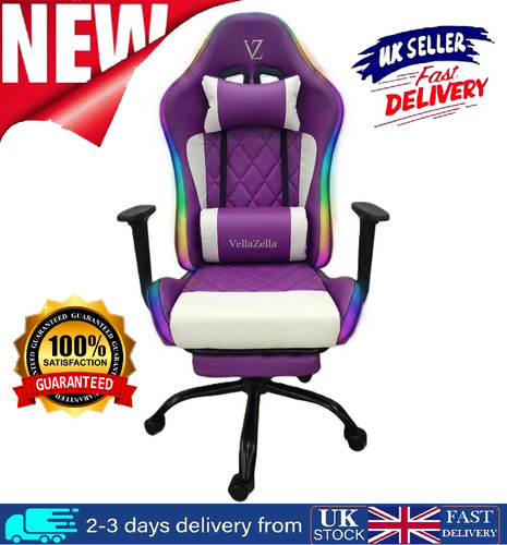 Gaming chair with - rgb, led