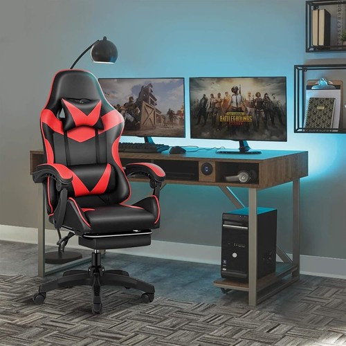 Chair gaming office leather - gaming,