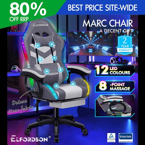 Elfordson gaming chair rgb - elfordson,