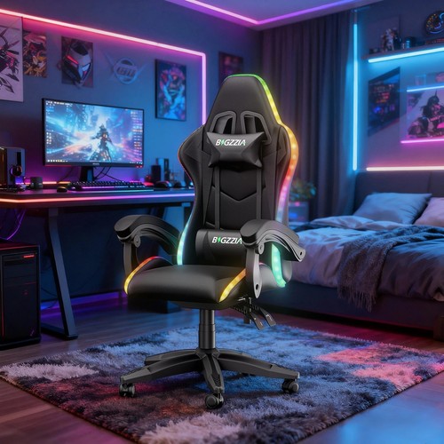 Gaming chair with led - chair,