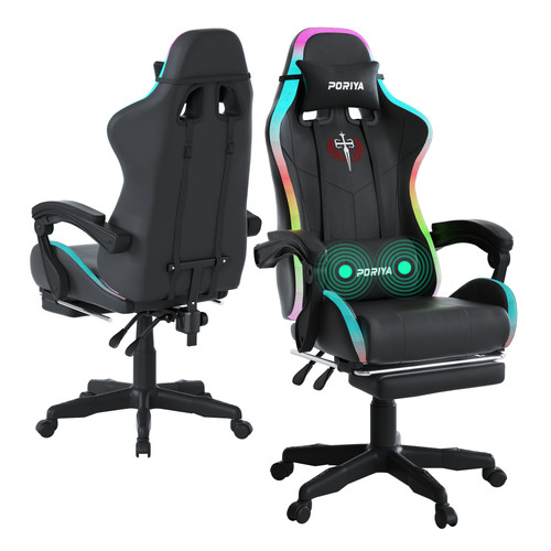 Gaming chair led lights - w/,