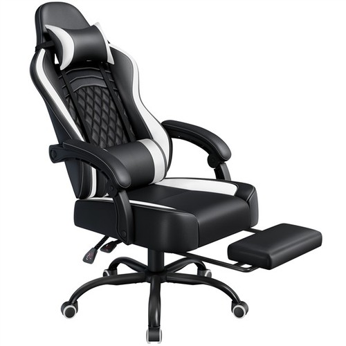 Reclining gaming chair with - reclining,