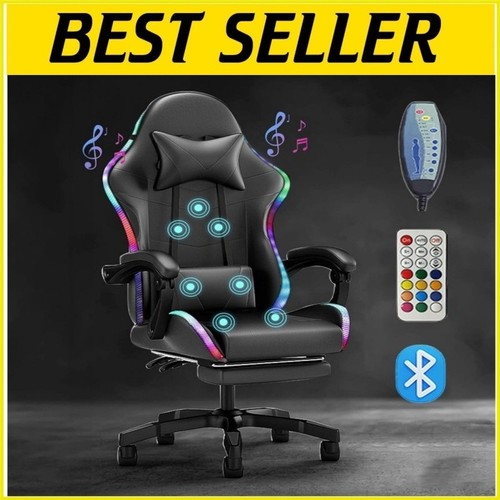 Massage gaming chair - gaming, w/rgb