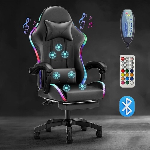 Massage gaming chair rgb - massage,