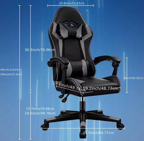 Ergonomic gaming chair with - ergonomic,