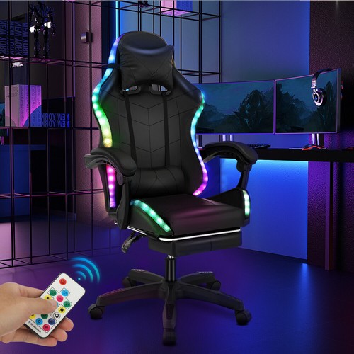 Gaming chair with - with, led
